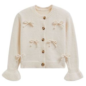 ♥️ Bow detail cardigan in cream